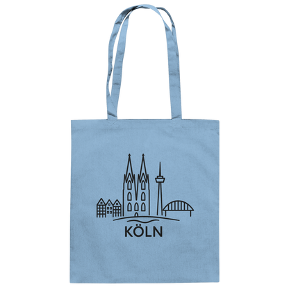 Köln Skyline (Druck) - Accessoires - Baumwolltasche