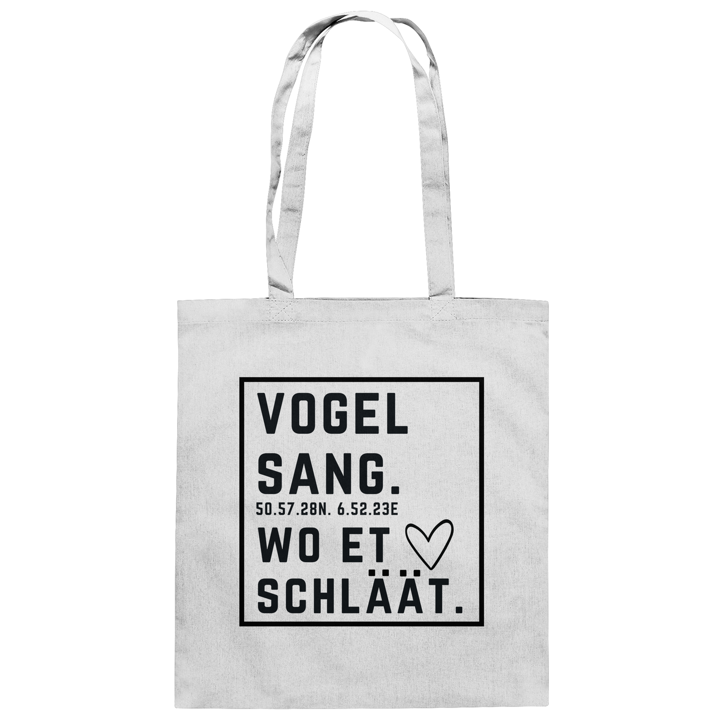 Vogelsang Hätz Druck - Baumwolltasche