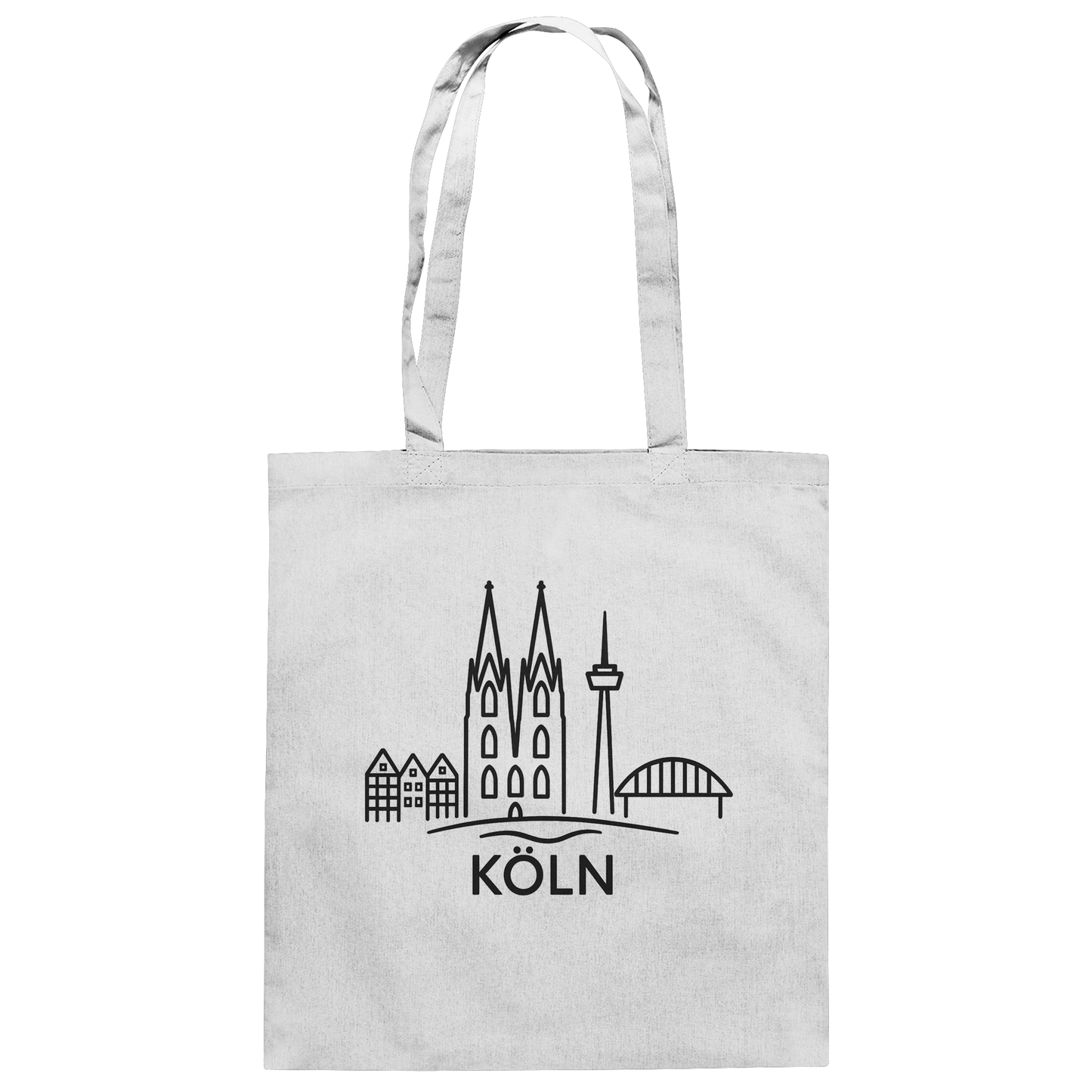 Köln Skyline (Druck) - Accessoires - Baumwolltasche