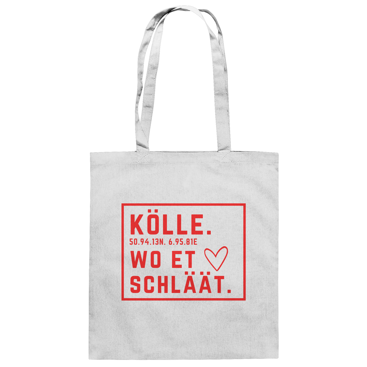Kölle Hätz Druck - Baumwolltasche