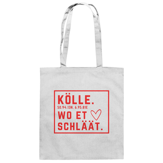 Kölle Hätz Druck - Baumwolltasche