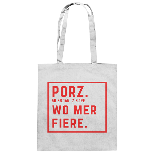 Porz Fiere Druck - Baumwolltasche