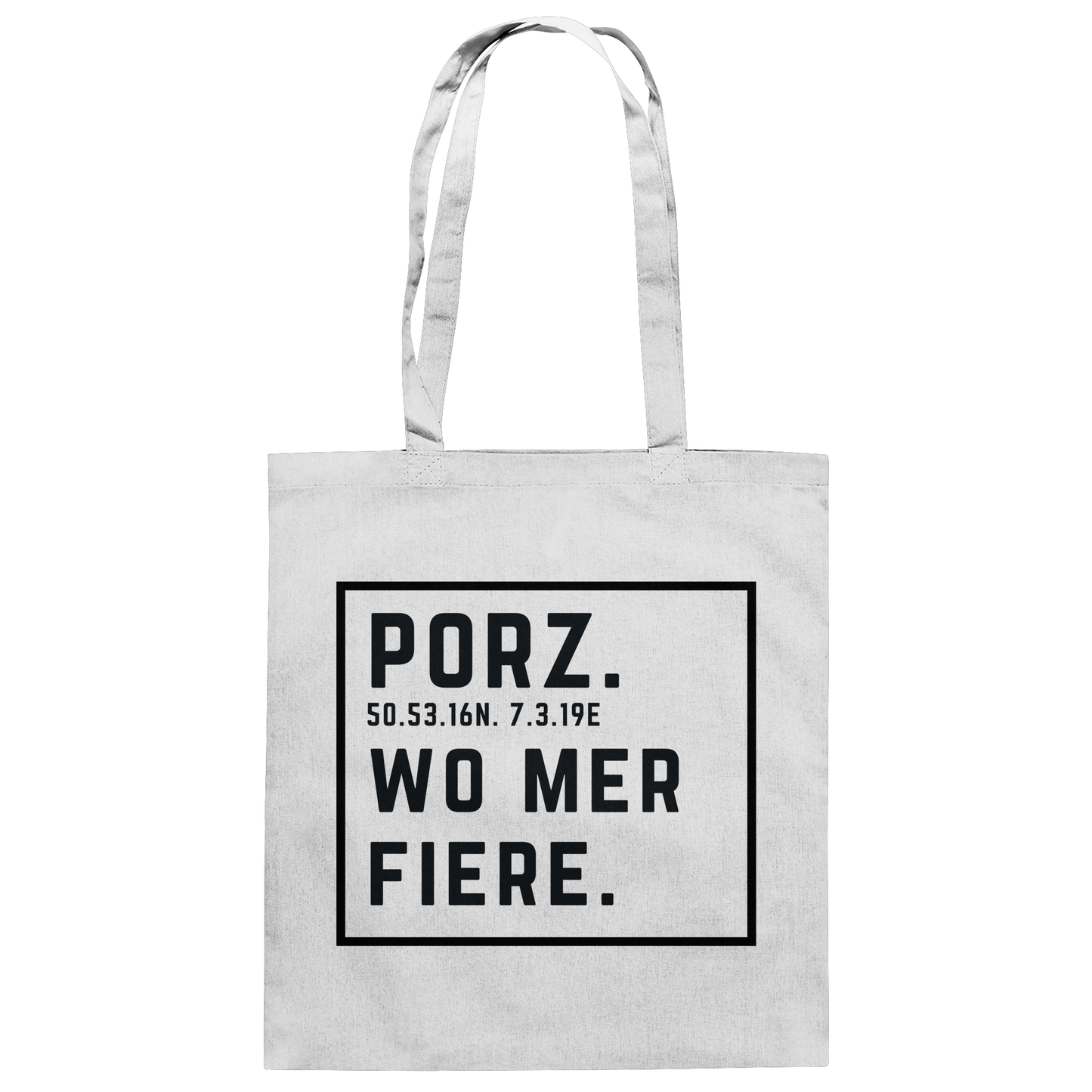 Porz Fiere Druck - Baumwolltasche