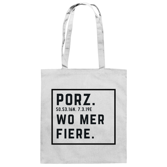 Porz Fiere Druck - Baumwolltasche