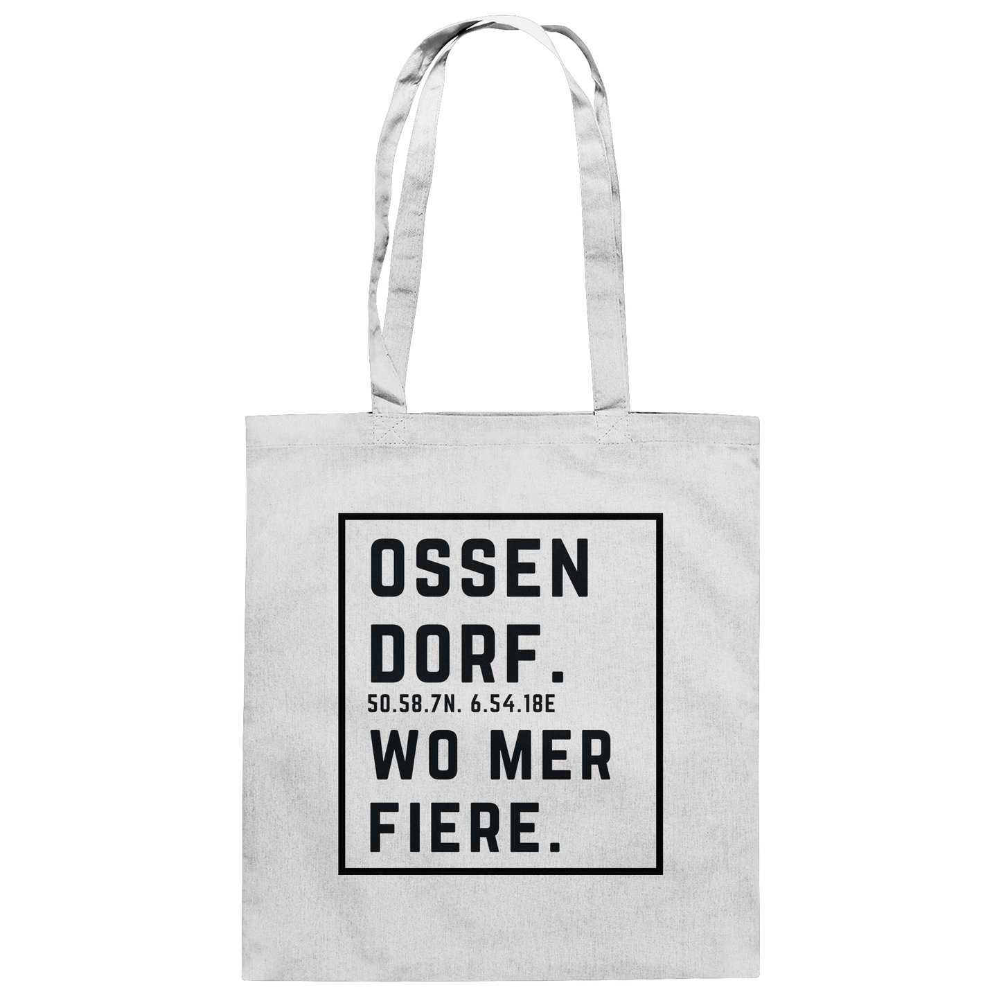 Ossendorf Fiere Druck - Baumwolltasche