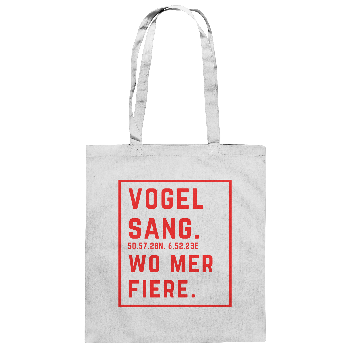 Vogelsang Fiere Druck - Baumwolltasche