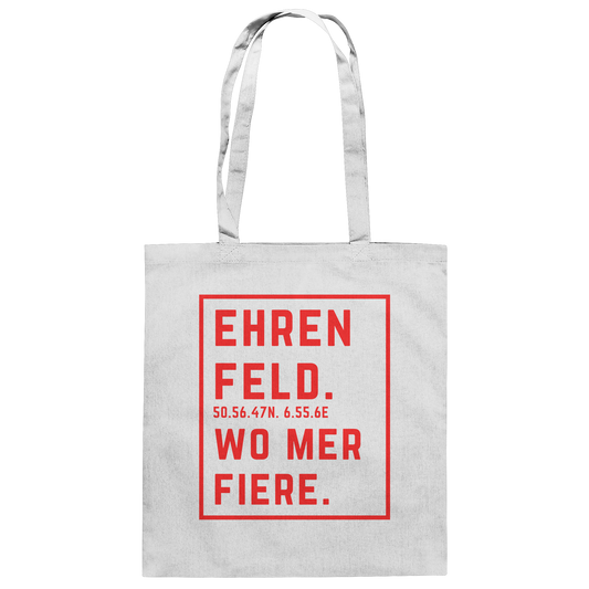 Ehrenfeld Fiere Druck - Baumwolltasche
