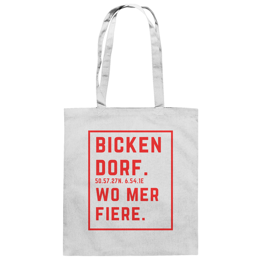 Bickendorf Fiere Druck - Baumwolltasche