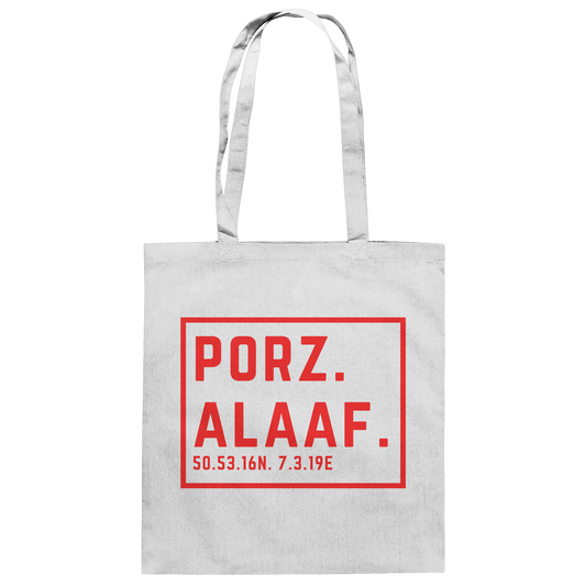PorzAlaaf Druck - Baumwolltasche
