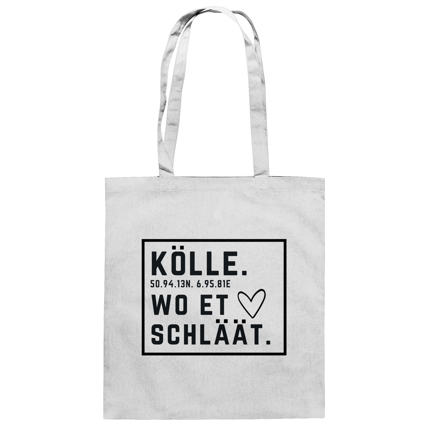 Kölle Hätz Druck - Baumwolltasche