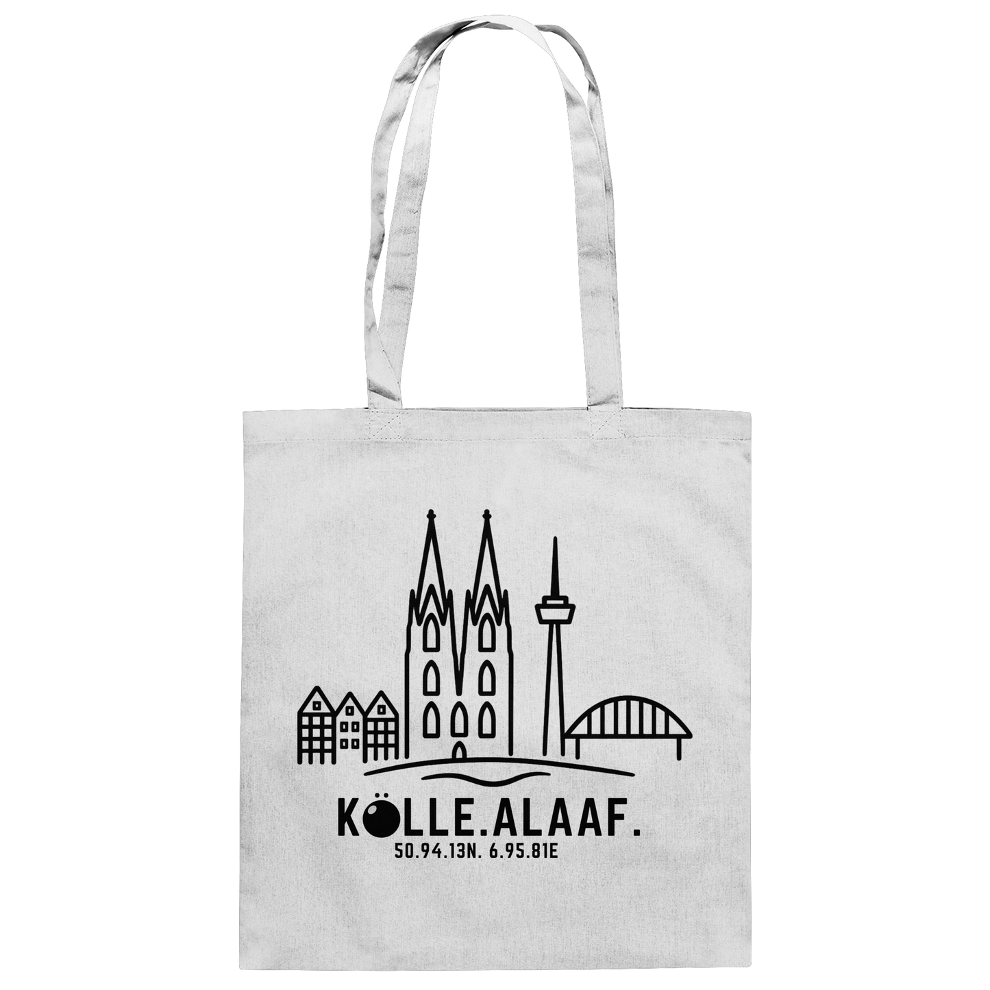 Skyline Alaaf Druck - Baumwolltasche
