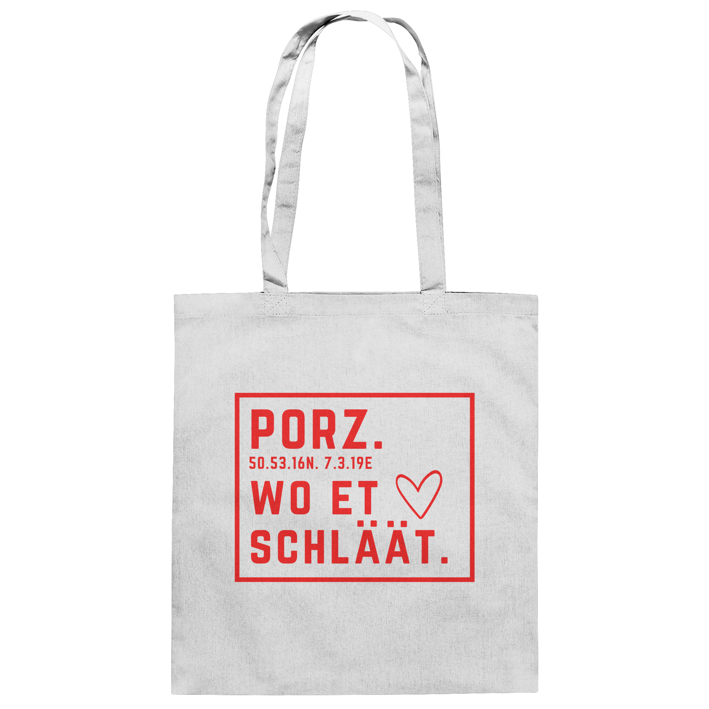 Porz Hätz Druck - Baumwolltasche