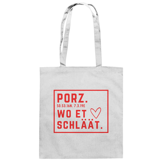 Porz Hätz Druck - Baumwolltasche