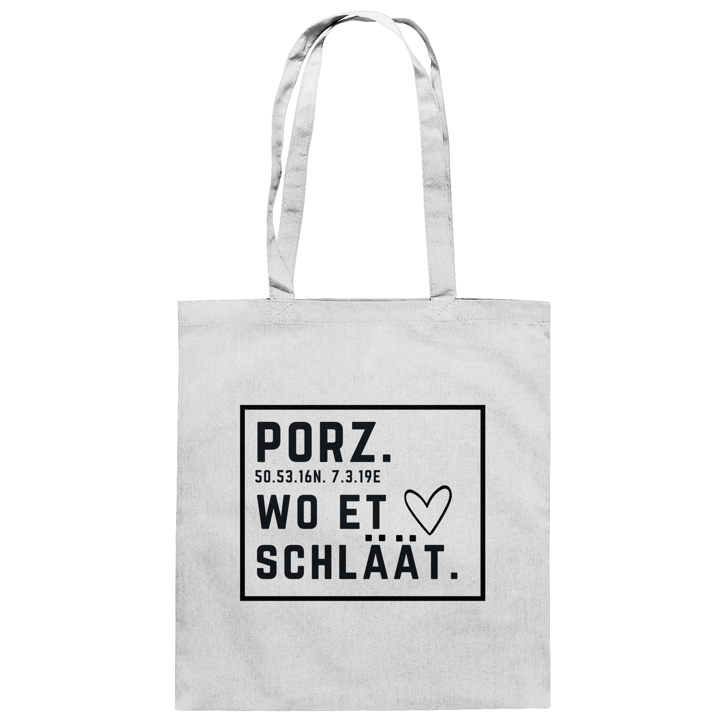 Porz Hätz Druck - Baumwolltasche