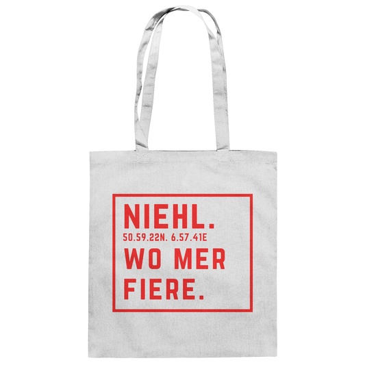 Niehl Fiere Druck - Baumwolltasche