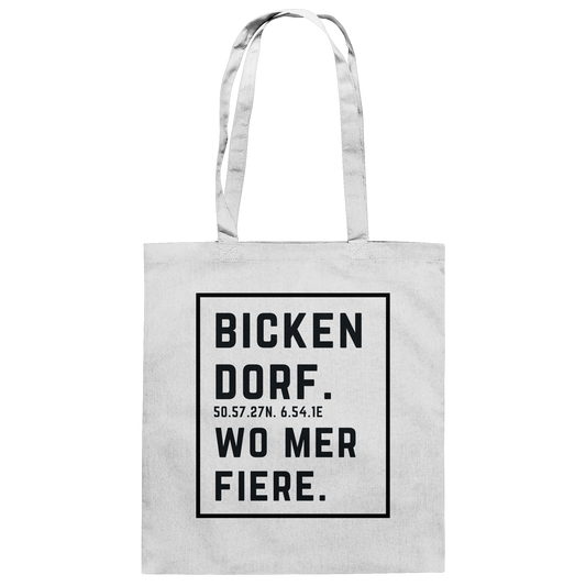 Bickendorf Fiere Druck - Baumwolltasche