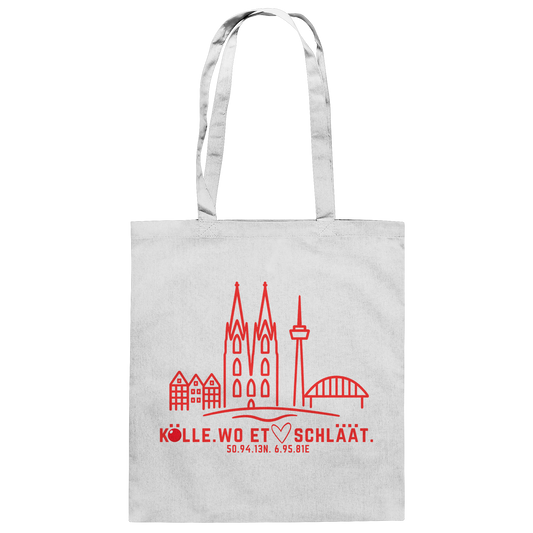 Skyline Hätz Druck - Baumwolltasche