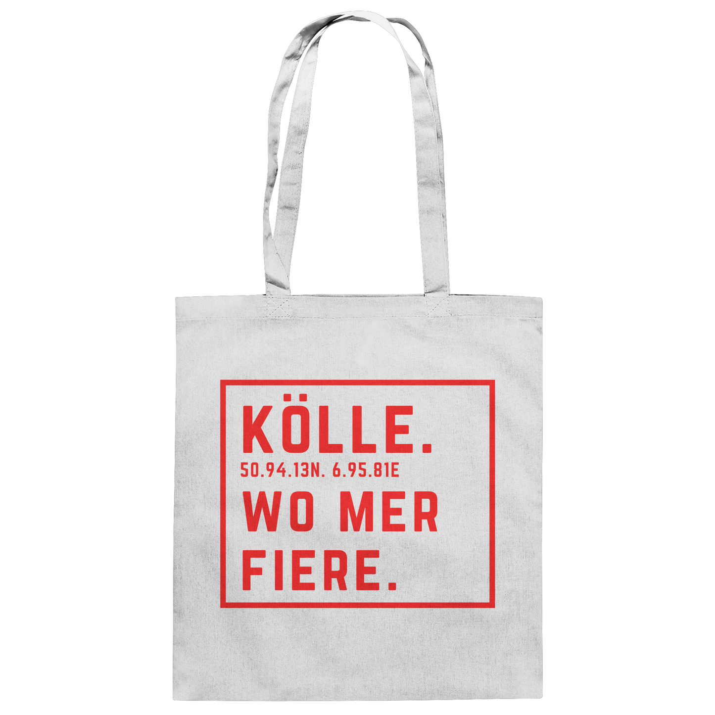 Kölle Fiere Druck - Baumwolltasche
