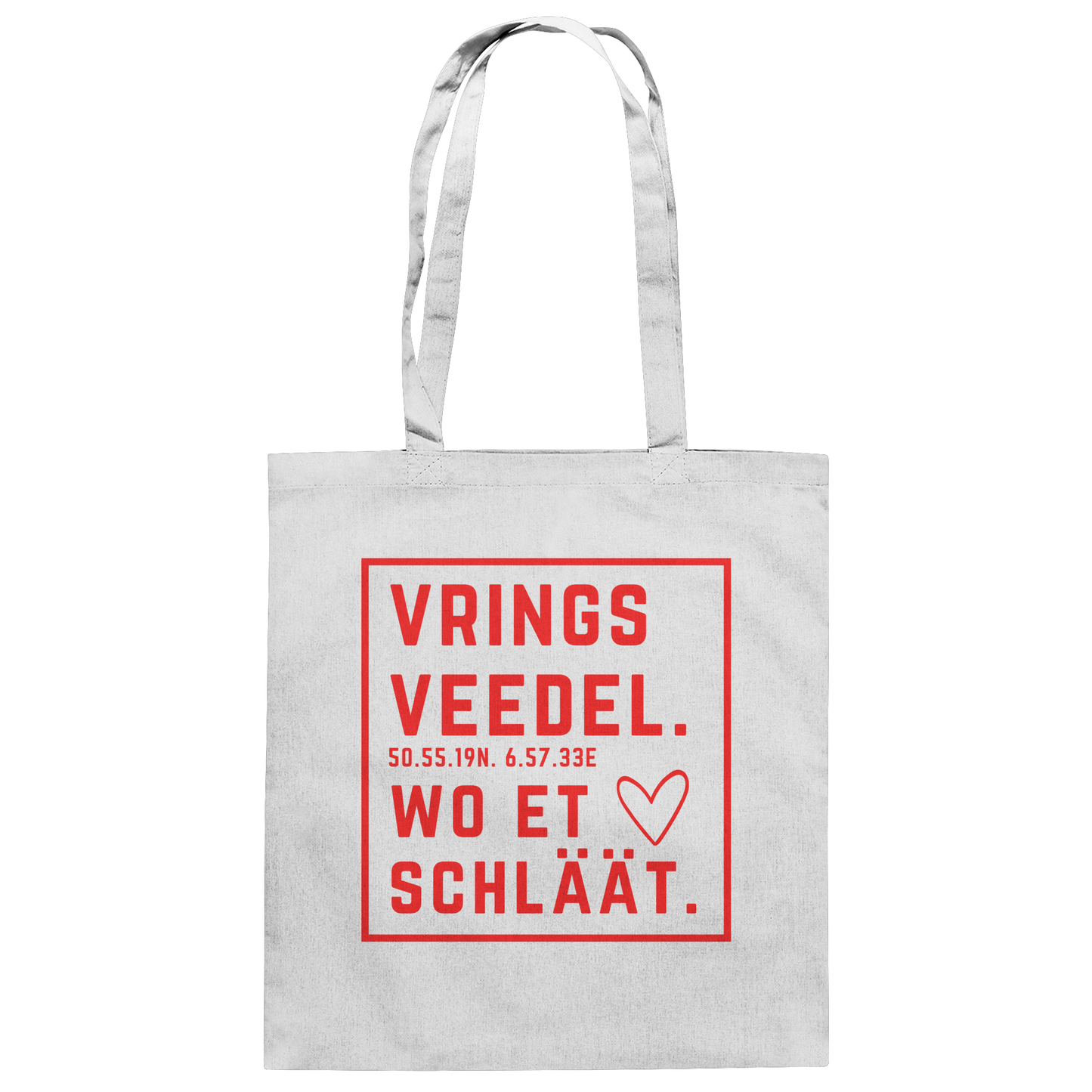 Vringsveedel Hätz Druck - Baumwolltasche