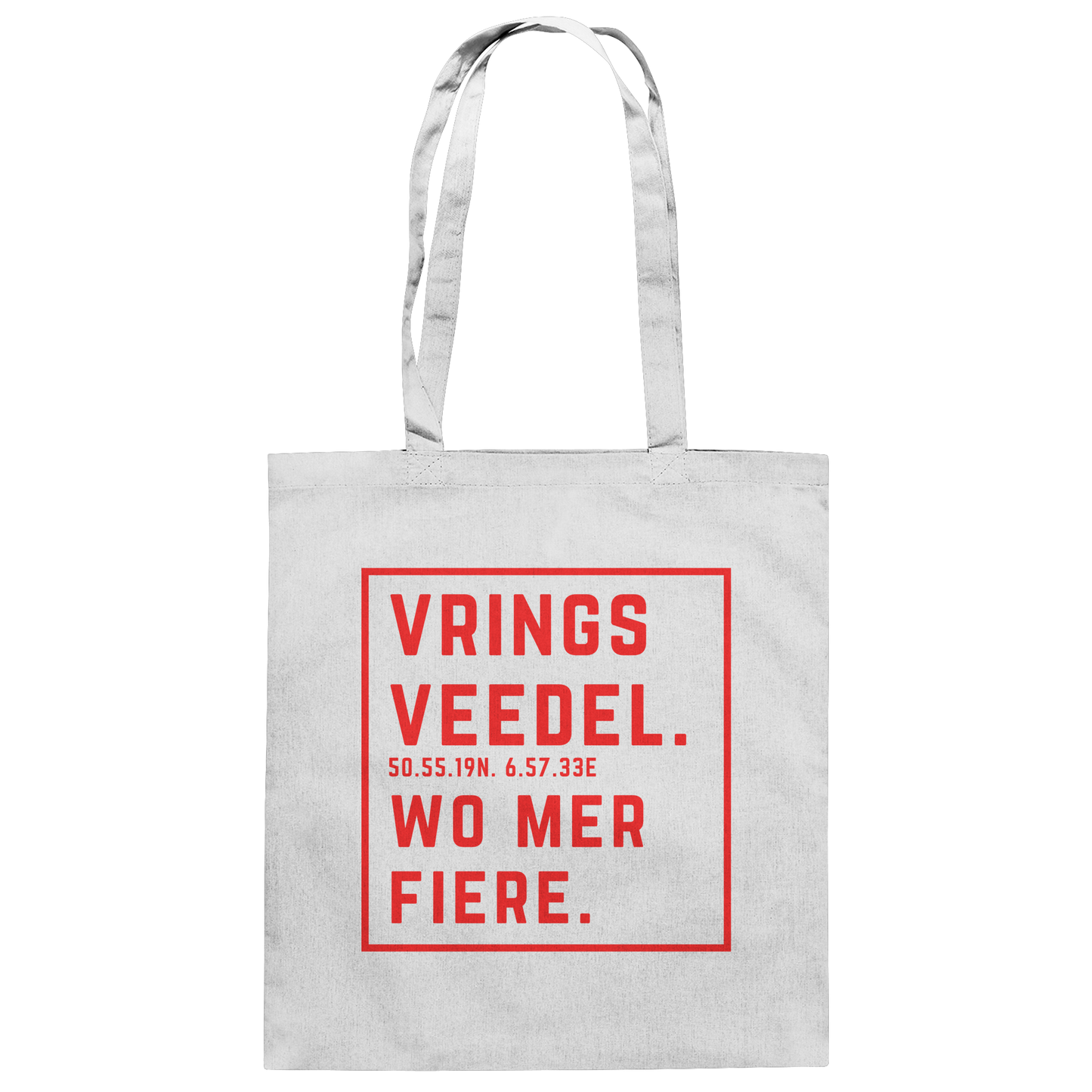 Vringsveedel Fiere Druck - Baumwolltasche