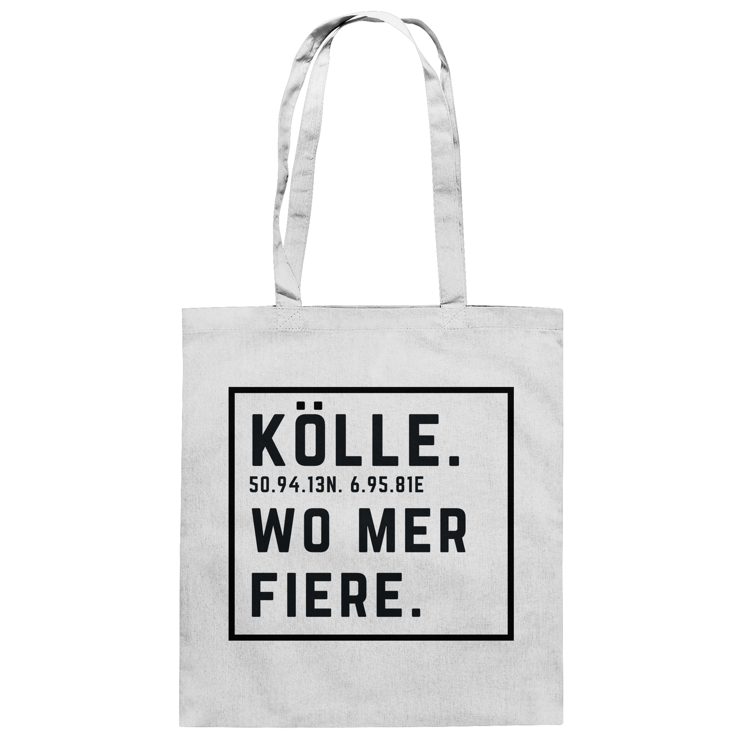 Kölle Fiere Druck - Baumwolltasche