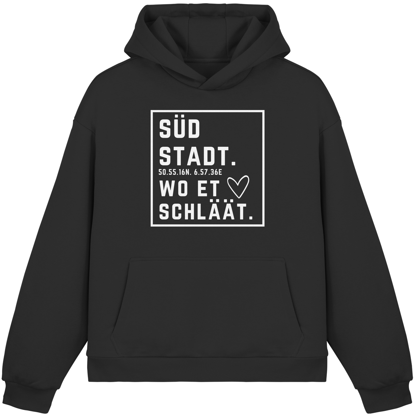 Südstadt Hätz Druck - Fluffy Boxcut Hoodie