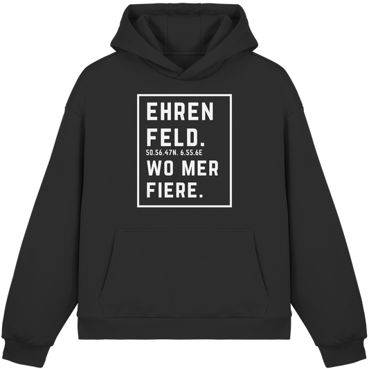 Ehrenfeld Fiere Druck - Fluffy Boxcut Hoodie