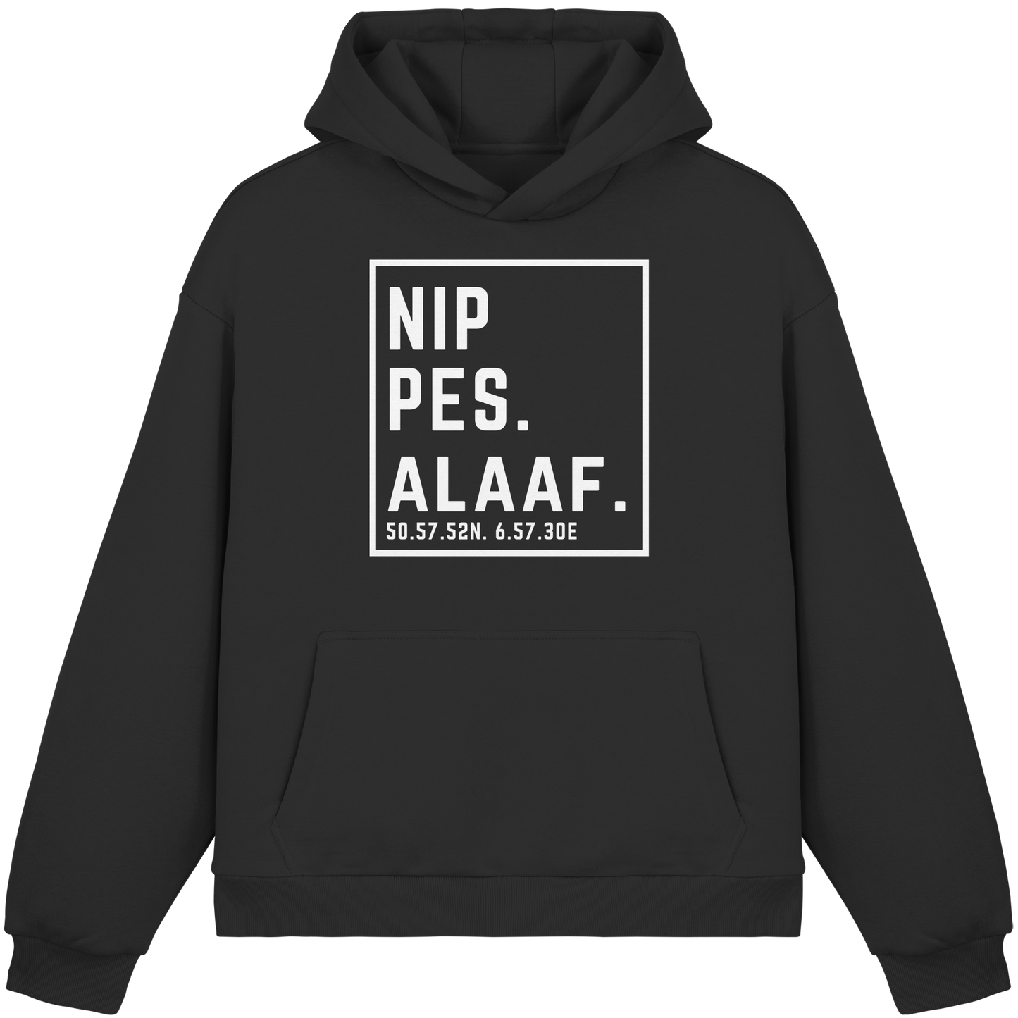 Nippes Alaaf Druck  - Fluffy Boxcut Hoodie