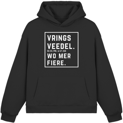 Vringsveedel Fiere Druck - Fluffy Boxcut Hoodie
