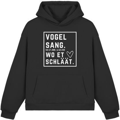 Vogelsang Hätz Druck - Fluffy Boxcut Hoodie