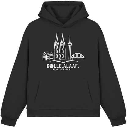 Skyline Alaaf Druck - Fluffy Boxcut Hoodie