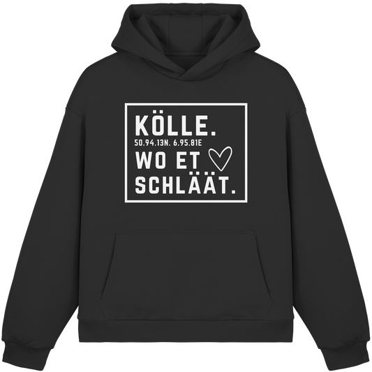 Kölle Hätz Druck - Fluffy Boxcut Hoodie