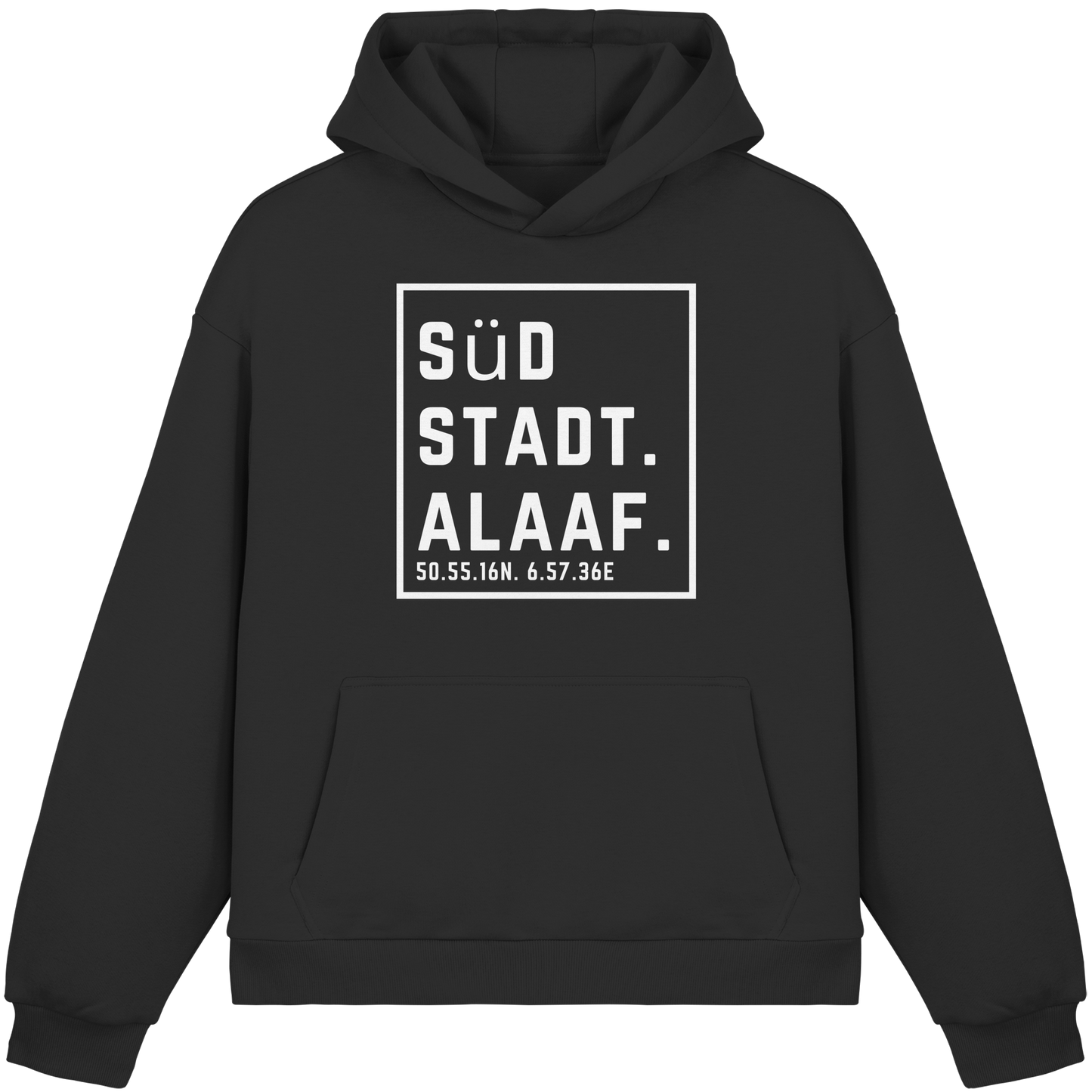 Südstadt Alaaf Druck - Fluffy Boxcut Hoodie