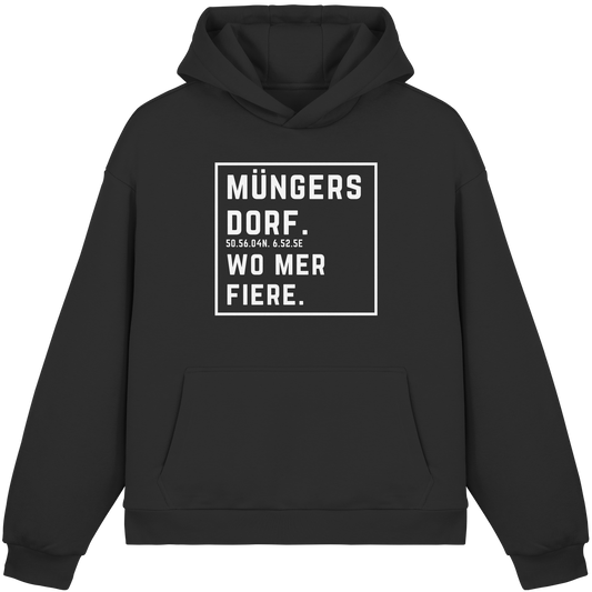 Müngersdorf Fiere Druck - Fluffy Boxcut Hoodie