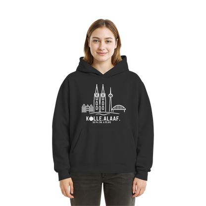 Skyline Alaaf Druck - Fluffy Boxcut Hoodie