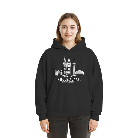Skyline Alaaf Druck - Fluffy Boxcut Hoodie