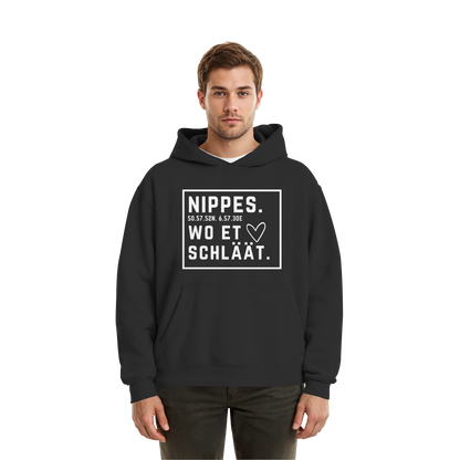 Nippes Hätz Druck - Fluffy Boxcut Hoodie