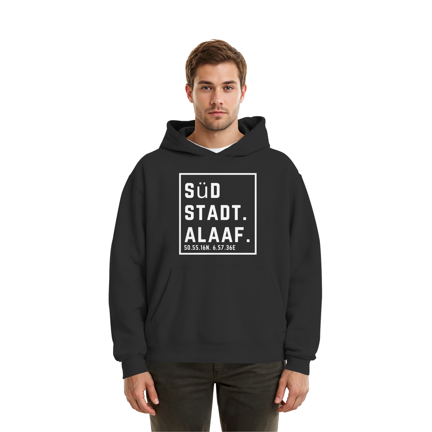 Südstadt Alaaf Druck - Fluffy Boxcut Hoodie