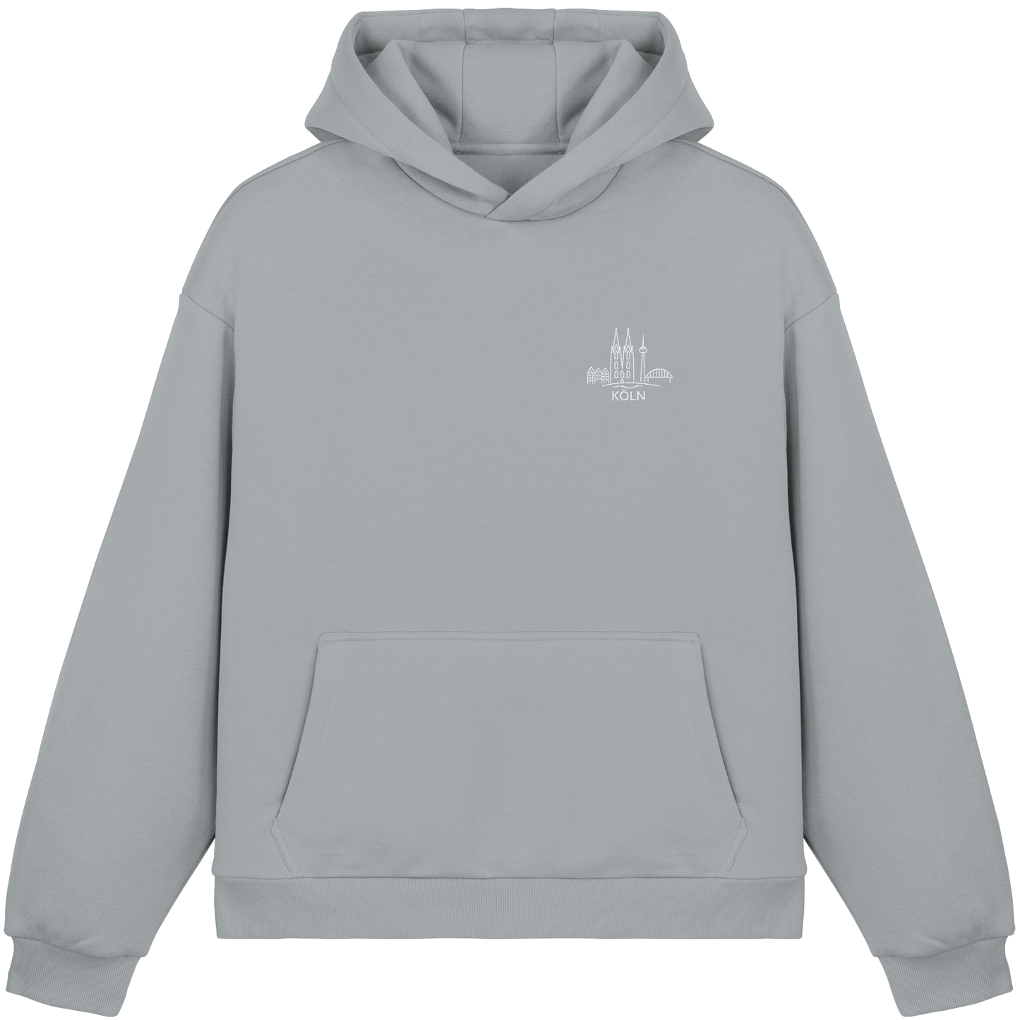 Köln Skyline Stick - Fluffy Boxcut Hoodie