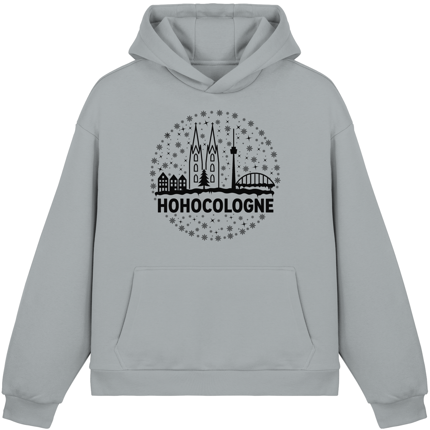 HOHOCologne Druck - Fluffy Boxcut Hoodie