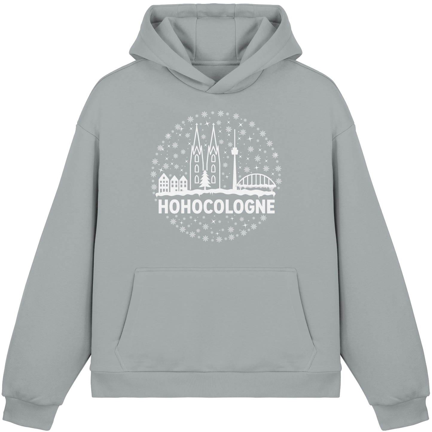 HOHOCologne Druck - Fluffy Boxcut Hoodie