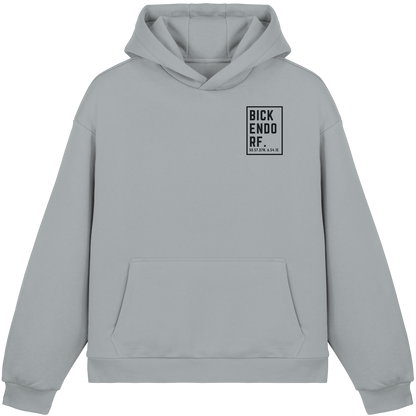 Bickendorf Koordinaten (kleiner Druck auf der Brust) - Fluffy Boxcut Hoodie
