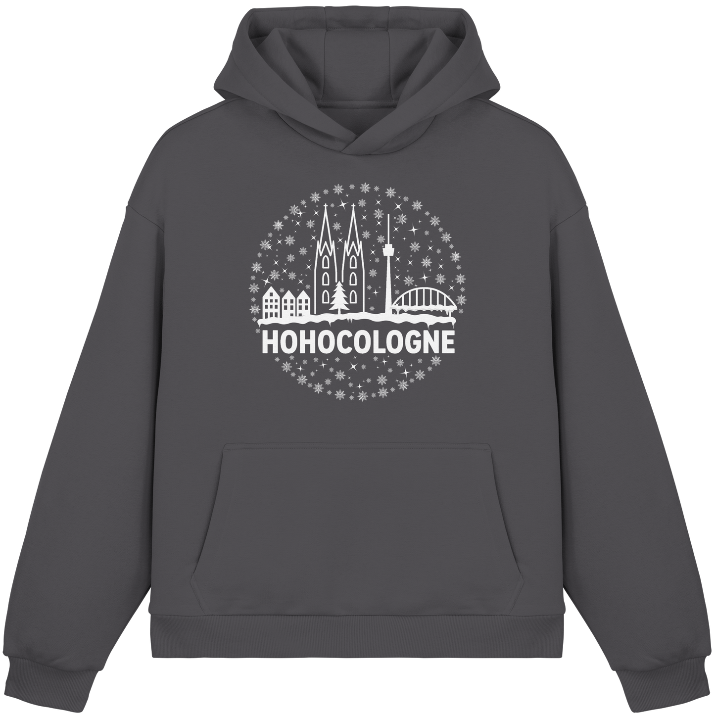 HOHOCologne Druck - Fluffy Boxcut Hoodie