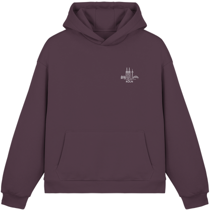 Köln Skyline Stick - Fluffy Boxcut Hoodie