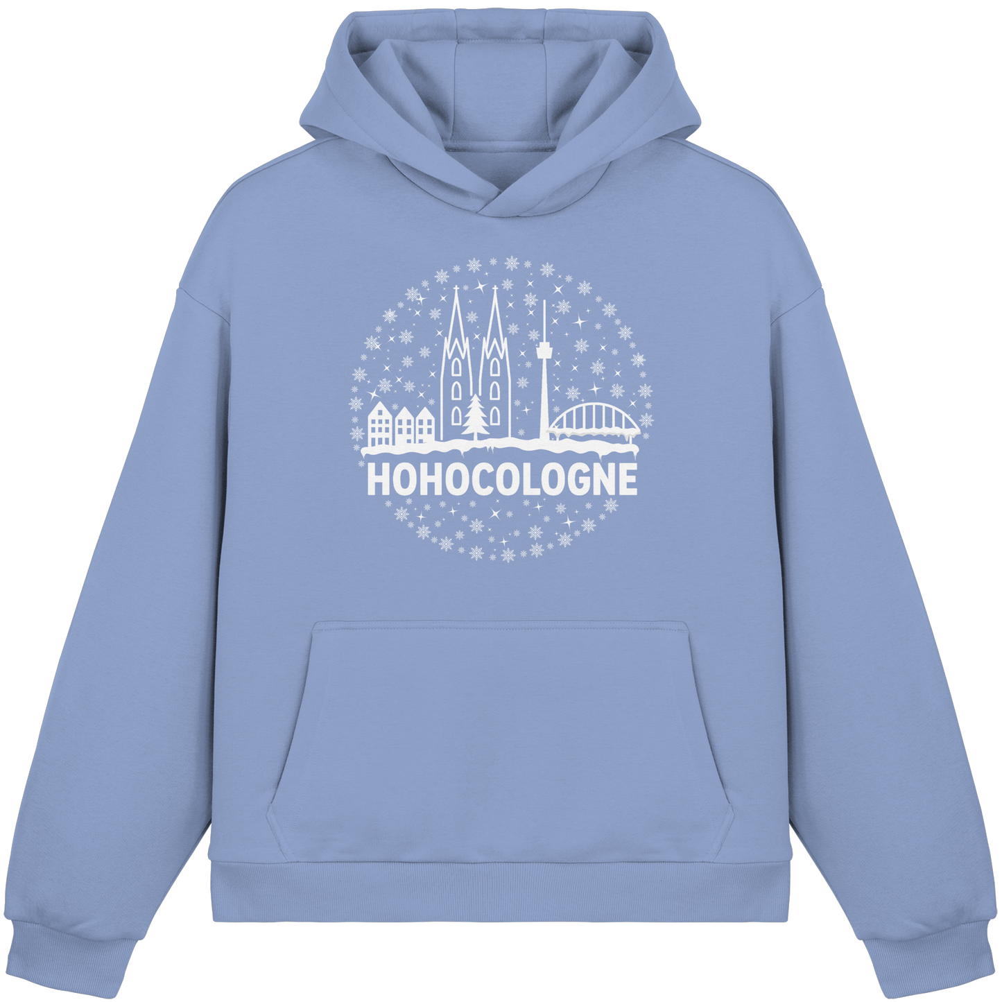 HOHOCologne Druck - Fluffy Boxcut Hoodie