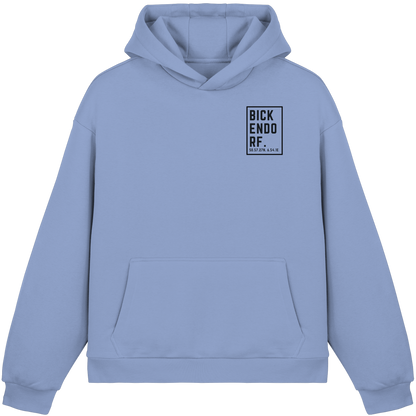 Bickendorf Koordinaten (kleiner Druck auf der Brust) - Fluffy Boxcut Hoodie