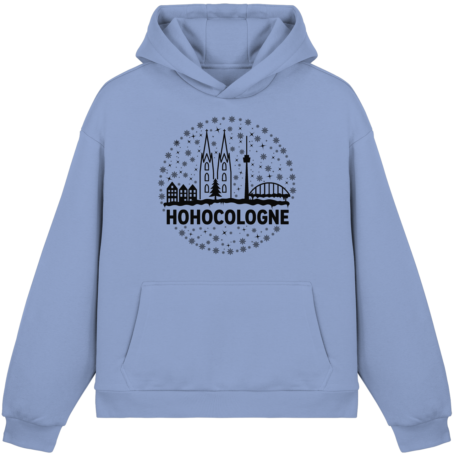 HOHOCologne Druck - Fluffy Boxcut Hoodie