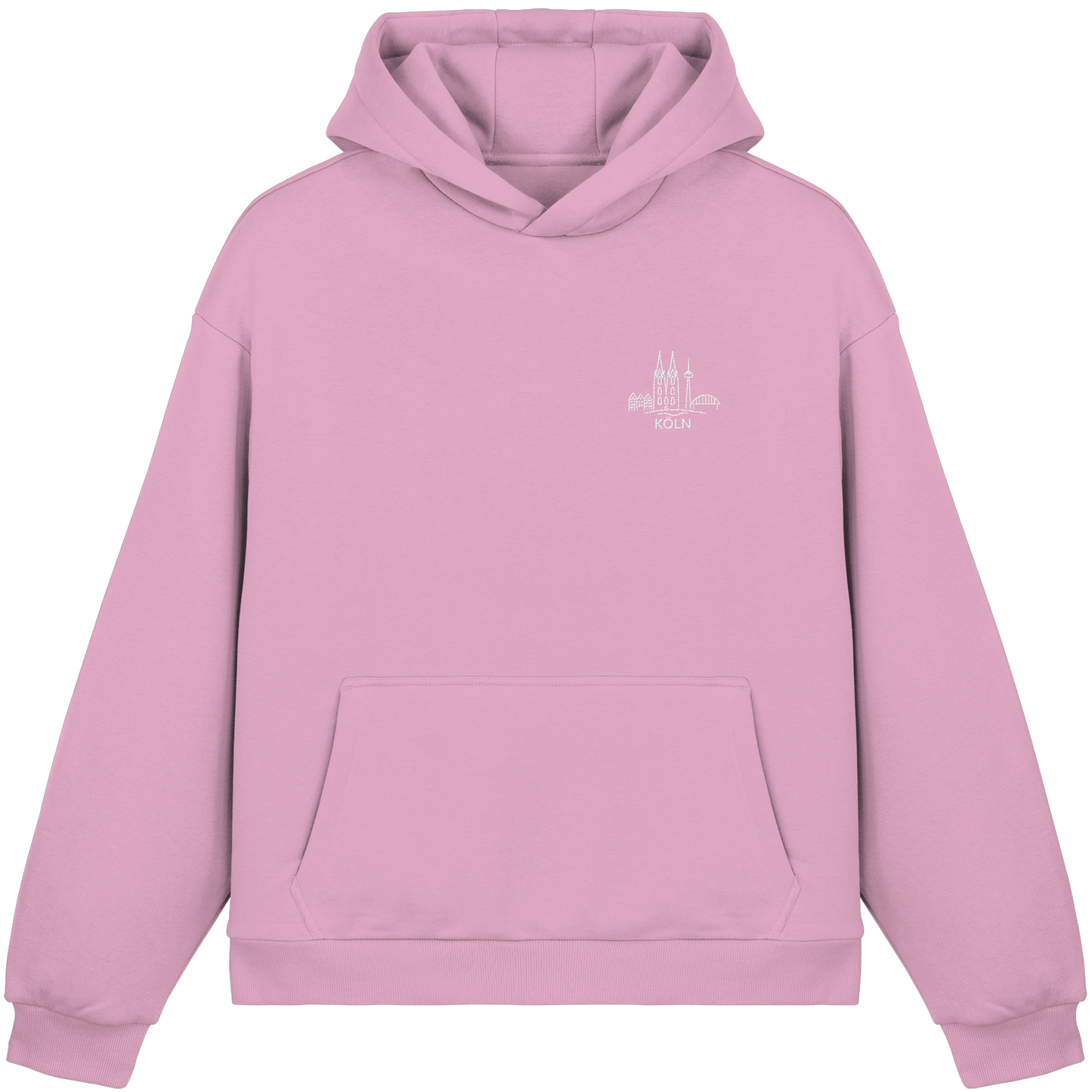 Köln Skyline Stick - Fluffy Boxcut Hoodie