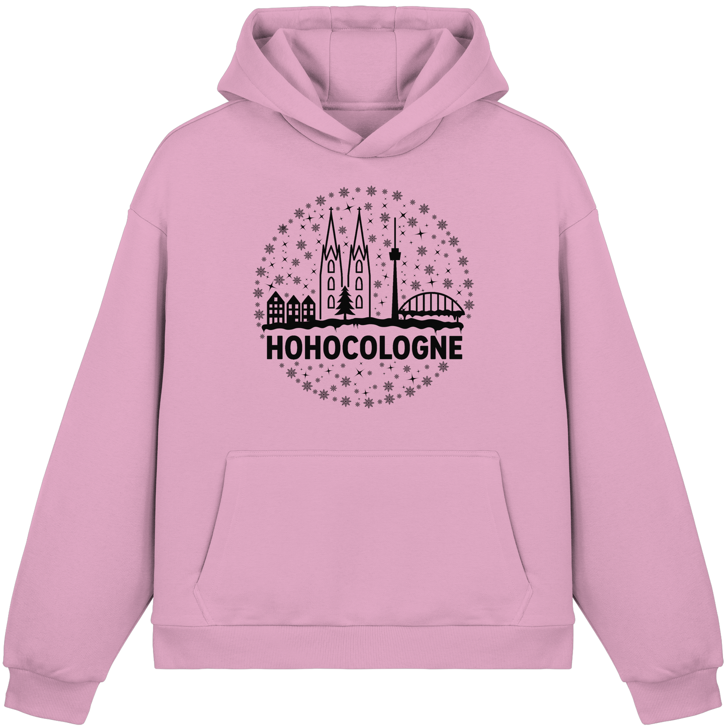HOHOCologne Druck - Fluffy Boxcut Hoodie
