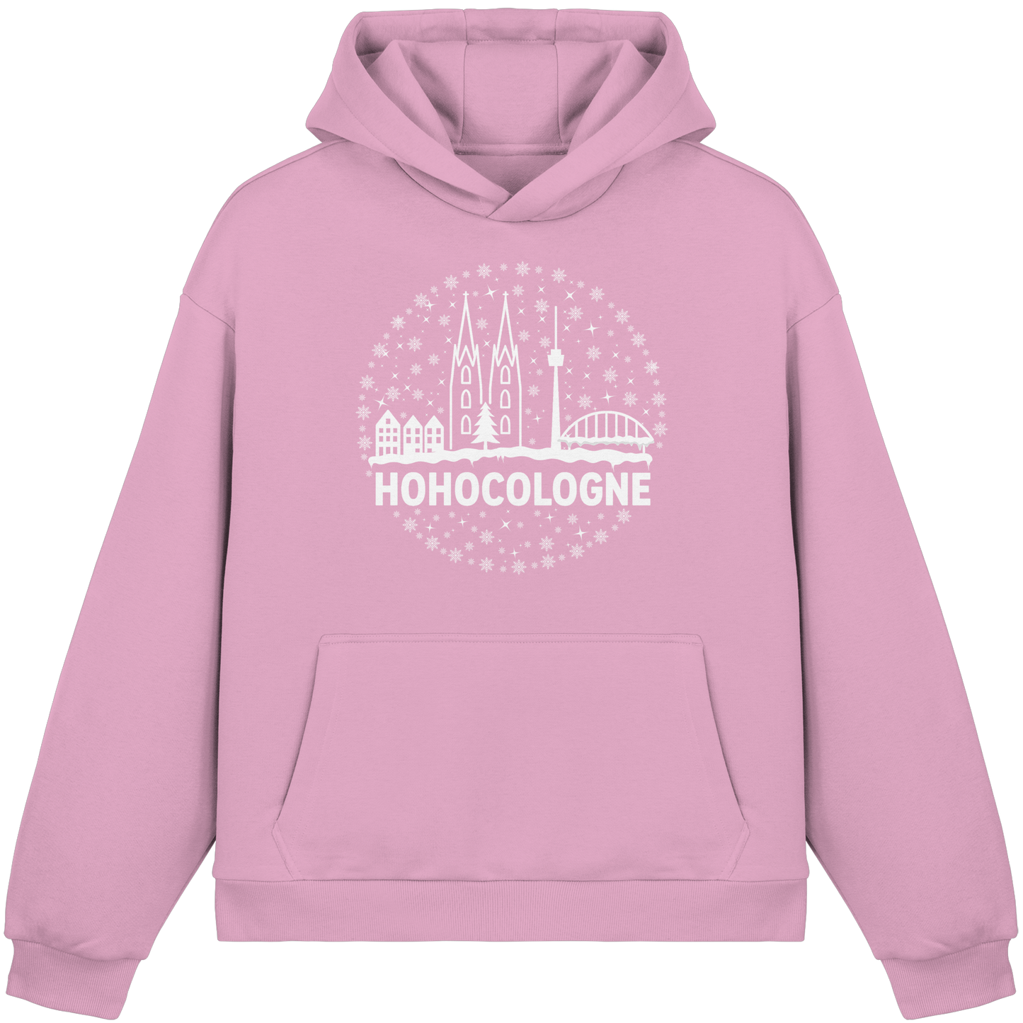 HOHOCologne Druck - Fluffy Boxcut Hoodie